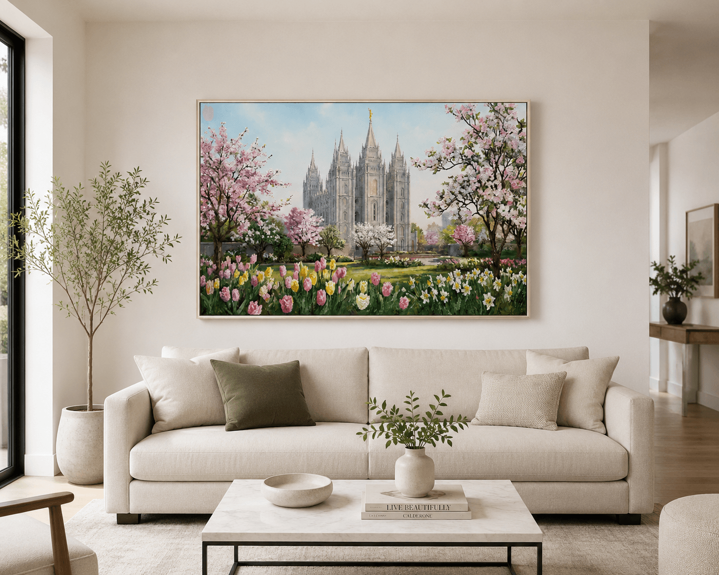 Salt Lake display painting